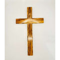 Simple Olive Wood Latin Cross (Holy Land)